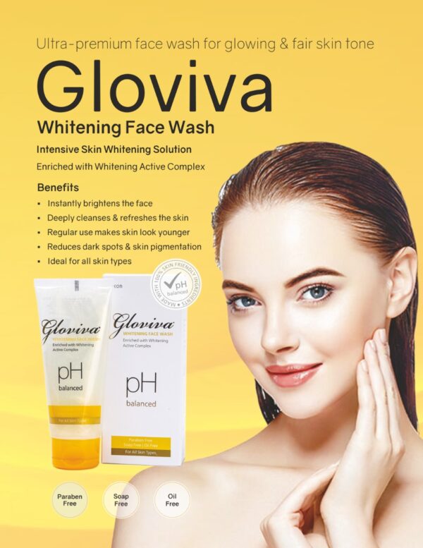 Gloviva whitening face wash